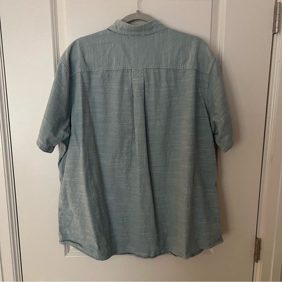 Eddie Bauer mens short sleeve casual button down shirt | size 2XL - Picture 9 of 11